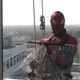 Illustration for article titled Awesome Window Washers Dressed Up As Spiderman When They Visited a Children's Hospital